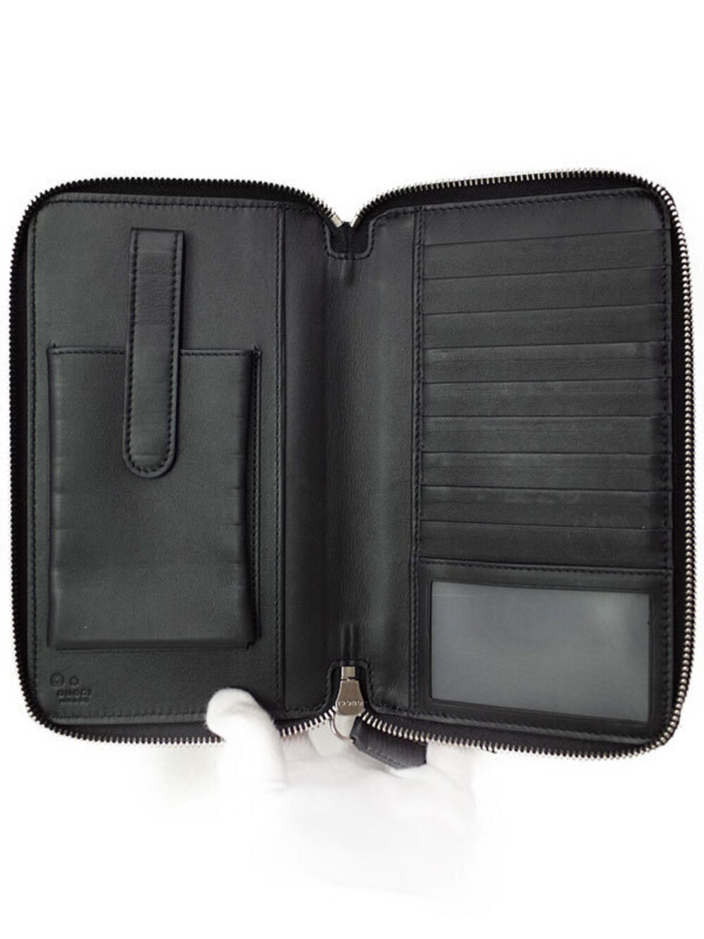 Gucci Travel Wallet Zipper ssima Round Long - Picture 3 of 9